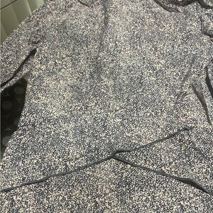 lululemon athletica Blue and White Utility Jacket Sz 8